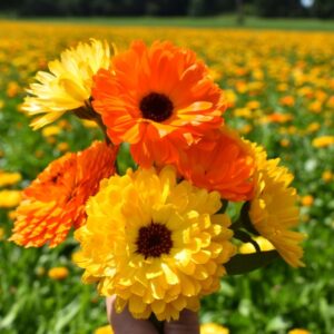 Nagietek lekarski Zioła naturalne "JUŻ WYSIANE" nasiona